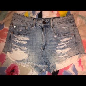 American Eagle distressed shorts size 6